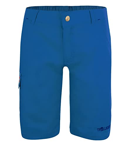 Trollkids Kinder schnell trocknende Shorts Sandefjord XT, Leuchtendes Blau, Größe 98