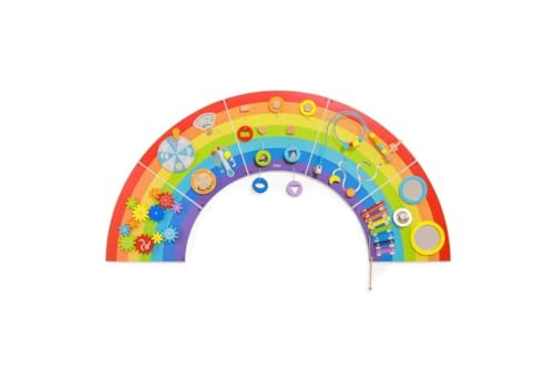 VIGA 44642 Toys – Wall Activity Panel – Rainbow