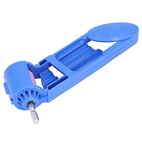 Korund-Bitschärfer Tragbarer Korund-Schleifscheiben-Bohrerschärfer für Schleifmaschinen Elektrowerkzeuge Blau Rostfreies und Unglaublich Hochhartes Korund und Alles (BLUE)