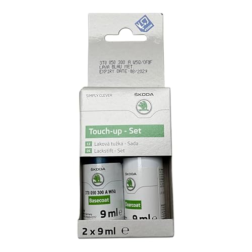 Skoda Original Lackstift Set Lava Blau Metallic 0F0F W5Q