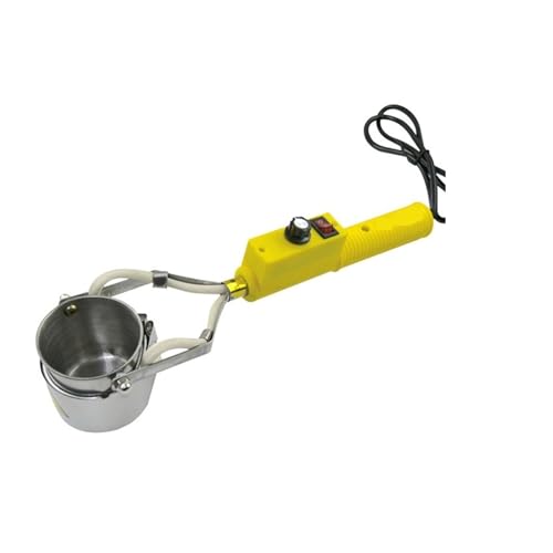 KONGMM Löttiegel 300W 400W 500W Elektrische Einstellbare Schmelzofen Platte Guss Köpfe Blei Zinn Indium Schmelzen Löten Werkzeug Metall löten Öfen(300w)