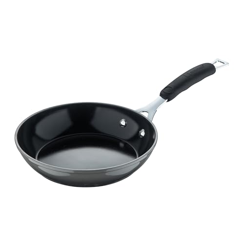 BERGNER Excalibur Gray - 24 cm Pfanne - geschmiedetes Aluminium hergestellt - Innenkeramikbeschichtung - Außengrau Äußeres