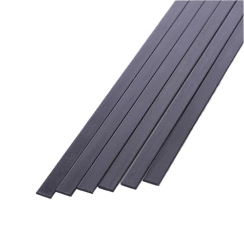 8 Stück 500 mm Carbonfaserplatte 0,5 mm 0,6 mm 0,8 mm 1 mm 1,5 mm 2 mm 3 mm 4 mm 5 mm 6 mm Carbongürtelstreifen Verstärkungsplatte(0.5mmx10mm)