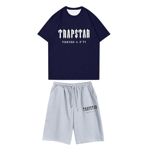 Kinder Sportanzug Mädchen Trapstar Zip Hoodie Jogginghose Kinder Mädchen Trapstar Hip Hop Anzug Shooters Trapstar Jogginghose Jungen 152 Sportanzug Mädchen 140 Schule Shooters Blau