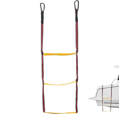 3 Stufen Bootsleiter Marine-Strickleiter, Kletterhilfe Für Jagd Boots-Strickleiter Bootsleiter Klappbar Strickleiter Für Boot Abnehmbar Für Schlauchboot Kajak Motorboot Kanufahren