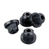 APVMFMKLTG 40 Stücke Auto Kunststoff Karosserie Mutter Flansch Clips 10mm Hex Fastener Nieten Fit for BMW 7 Series Fit for Benz 003-990-02-51 16-13-1-176-747