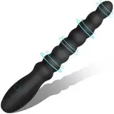 30 cm Silikon Vibrations-Analkugeln Analplug für Erwachsene, wiederaufladbarer Anusvibrator, wasserdichter G-Punkt-Stimulator, Prostata-Dildo-Vibrator, Analplug für Männer und Frauen