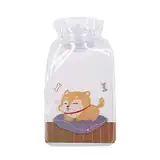 Clicitina Transparentes Tierwasser Mini Tragbare Wärmer Flasche Hand Cartoon Wasser Heiße Werkzeuge Heimwerker QD951 (B, One Size)