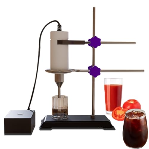 Kleiner Ultraschall-Homogenisator, 250 ml, Ultraschallprozessor, Zelldisruptor-Mixer mit Halterung, einstellbare Höhe, Reinigungszeit 300 Sekunden, for Espresso, Mokka, Cappuccino, Milch, Blumentee