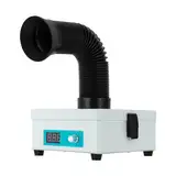 Lötrauchabsaugung, Lötrauchabsorber mit 3 Stufen Filter, 15W, Luftmenge 15m³, Normale Betriebstemperatur in Innenräumen, Rauschen 48dB für Laserschweißen, Rauchabsaugung und Desktop-Löten