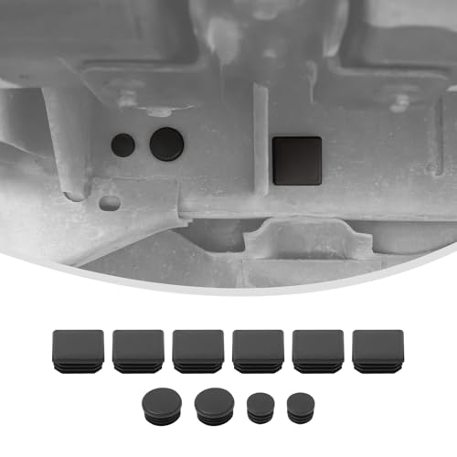 Linskip Rahmenlochkappe, kompatibel mit Jeep Wrangler JK Zubehör 2007–2017, für Jeep JK Rahmenrohrstopfen für Jeep Wrangler Zubehör (10 Stück)