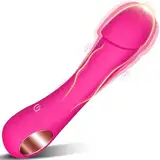 Silikon Klassische Vibrator Vibration für Frauen Sexspielzeug Vibratoren für sie Klitoris Leise, Sex Toys Realistische Dildo Analvibrator für Paare mit 10 Modi G-Punkt Vibrators