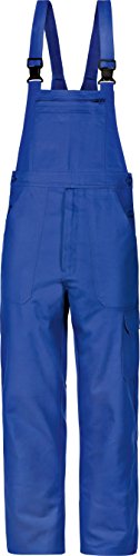 Wellwork Cargo-Arbeitslatzhose Latzhose Basic Baumwolle 250g/m² Kornblau (42)