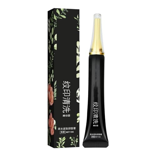 Tattoo Entferner Creme, 13g Tätowierungen Verblassende Creme Anti-Tattoo-Druckcreme Zur Tattooentfernung Schmerzfreie Reinigung Der Haut-Tätowierung, Sichere, Schnelle Und Effektive Entfernung (A)