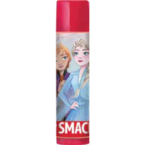 Lip Smacker Disney's Frozen Collection, Elsa Einzelner Lippenbalsam für Kinder, Sicher in der Anwendung und Farbfrei für ein natürliches Finish, Stärker Erdbeeraromatisiert