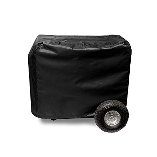 Generator Abdeckung Stromerzeugerabdeckung Wasserdicht Zubehör Lagerung Staubdicht für Outdoor Tragbarer Generator 64x61x54cm Schwarz