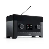 Teufel Radio 3SIXTY - Premium Digitalradio Bluetooth Lautsprecher, 360 Grad Sound, DAB+, Internetradio, Powerbank-Funktion, Subwoofer, Weckfunktion, Musik-Streaming - Schwarz