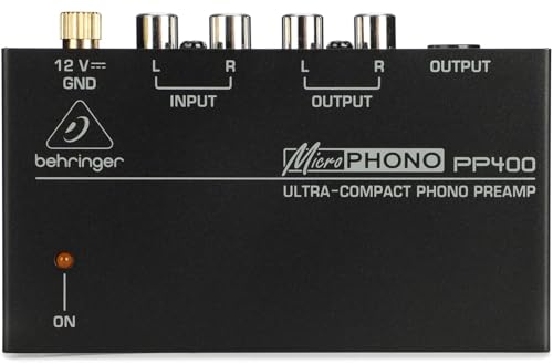 Behringer MICROPHONO PP400 Ultrakompakter Phono-Vorverstärker