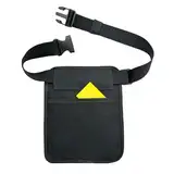 LuFOX Serviertasche für Restaurant, Kellner, Taille, Geldbeutel, Schwarz, 10 × 8.25 inches, Geldtasche für Restaurant-Kellner