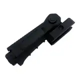 HOUSON Airsoft FrontGriff, Nylon Ergonomischer Griff Taktischer Griff Vertikaler Griff für 20mm Picatinny Schiene Montage (U-TG) Schwarz