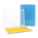 Tikplus Archivbox A4, 2er-Pack Durchsichtige Din-A4-Aufbewahrungsbox for 8.5" x 11" Letter Paper, Tragbare Projektkoffer aus Plastik für Dokumente A4-Papier, Briefe, Sammelalben,30.5X22.3X2.2CM