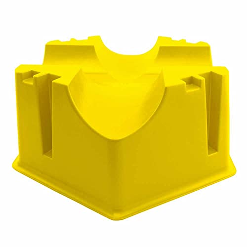 Gewa Stangenhalter Cavaletti Mini Cube für die Bodenarbeit Gelb
