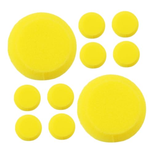 Veemoon 10Stücke Teiliges Runde Pinsel für Ergonomisches Design Kreativität und Malfähigkeiten für Aquarell Handwerk und Hausreinigung