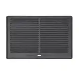 GFTIME 41.5 x 27.5 cm Universal Gusseisen Grillplatte für Tepro Toronto, Taino Hero XL, Activa Angular, EL Fuego Montreal & Ontario Holzkohlegrill – Plancha Grillplatte, robuste & langlebige