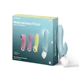 Satisfyer Marvelous Four Vibrator-Set | 4-teiliges Sex-Spielzeug für Frauen inkl. vier Satisfyer | Best Of Selection von Sex Toys | Erotisches Vibratoren-Set | Wasserdichte (IPX7) Stimulation