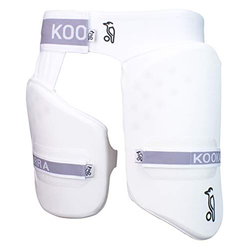 Kookaburra Pro Guard 250 Oberschenkelschutz, weiß, Adult Left Hand
