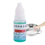 Prüfflüssigkeit für Edelstahl 304 - Identifikationsflüssigkeit für Edelstahl 12 ml, Küchengerät | Universelles Prüfmittel, um die Echtheit schnell zu erkennen D