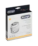 DeLonghi FIL.F18 Filterset für Fritteusen (Modelle: F18233, F18316, F18436), schwarz/weiß