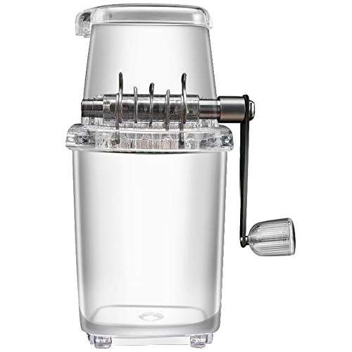 CosyCaya Ice Crusher Manuelle Ice Crusher Machine1.25L EismüHle Ice-Cube Drinks Chopper,Haushaltsbedarf,Sommerbedarf