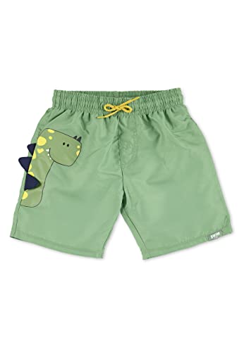 Sterntaler Unisex Kinder Jungen Badeshort Kinder Badeshorts Dino UV-Schutz 50+ hellgrün, 104