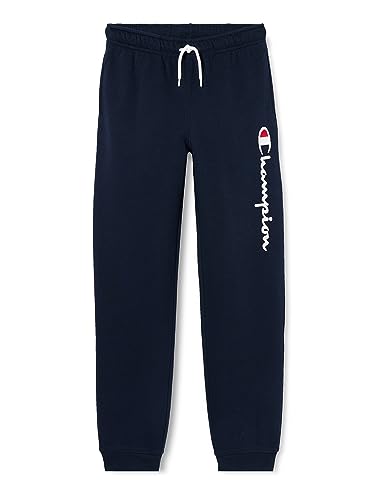 Champion Kinder und Jugendliche Legacy American Classics B-Ultralight Powerblend Fleece Rib Cuff Trainingshose, Blu Marino, 13-14 Jahre