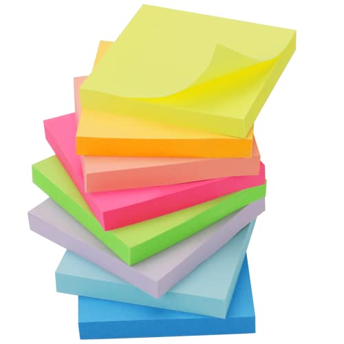 OWLKELA 800 Stück Sticky Notes, Haftnotizzettel, Haftnotizen zum Markieren und Hervorheben von Seiten, Schreibbar, Repositionierbar Fläche/Einheit