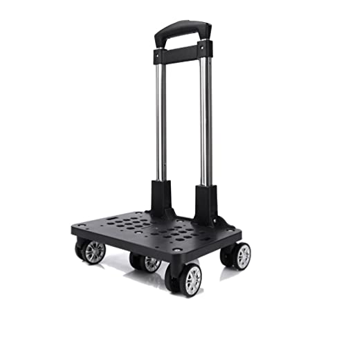 BOUACOUA 5-Rad-Wagen, 360 ° drehbarer Rad Rucksack Trolley zum Rucksäcke, Schulranzen, Einkaufen und Transportieren