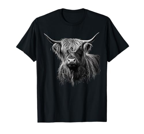 Schottisches Hochland-Rinder, Geschenk für Bauern T-Shirt