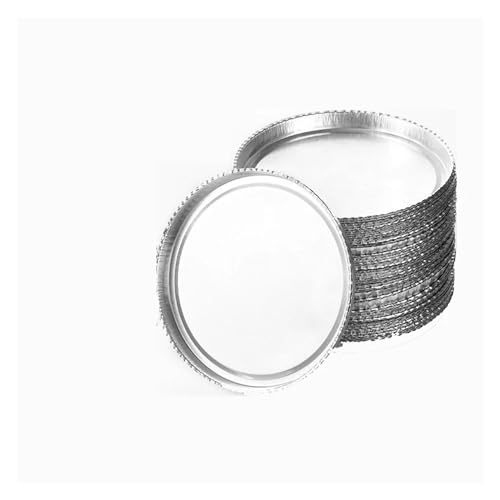 Labor-Waageschale aus Aluminiumfolie, Feuchtigkeitsanalysator, Einweg-Probenschale, Durchmesser 50 Stück/Karton, 90 mm Robust und langlebig