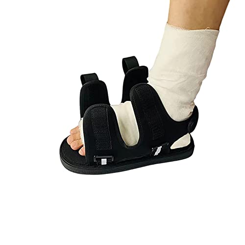 Post-OP-Schuh für gebrochene Füße oder Zehen, verstellbar medizinischer Gehschuh mit Bein-Gipsabdeckung für postoperative Phase, chirurgische Laufstiefel, Zehenpost OP für Kinder, Frauen und Männer