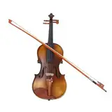 Violin-Set, Violine, Komplettes 4/4-Set, Professionelles Violin-Set aus Massivholz, Handgefertigtes Violin-Starter-Set für Anfänger, Kinder und Erwachsene