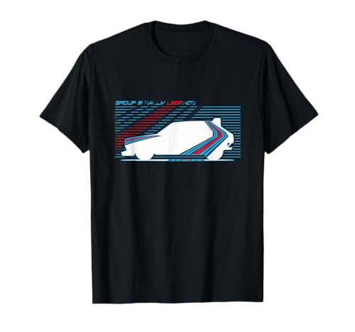 Gruppe B Rallye-Legenden klassisches Rallye-Rennwagen-Design T-Shirt