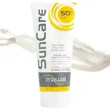 Mawaii SunCare Anti-Aging Sonnencreme 50 SPF - 75 ML - Spezialist Outdoor-Sport Sonnencreme - Wasserfest und Schweißfest - Reef Friendly und ohne Parabene