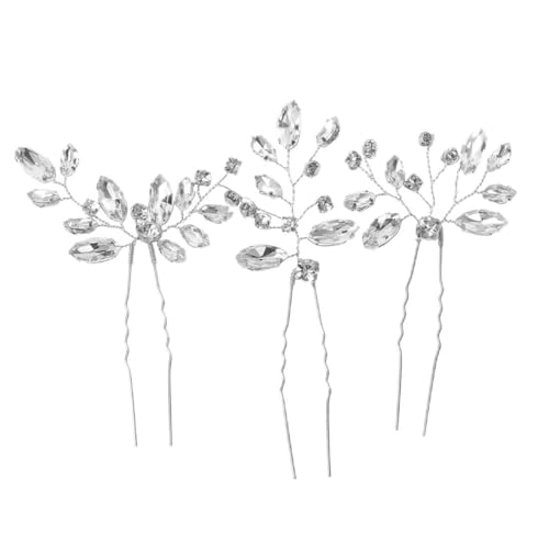 Braut Hochzeit Blume Haarnadeln Perle Brautschmuck Hochzeit Haarschmuck Silber Haarspangen für Frauen und Mädchen(Stil 10)