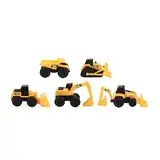 CatToysOfficial, CAT Little Machines Spielzeug Baustellenfahrzeuge Kinder mit 5 Teilen - Radlader, Schaufelfahrzeuge, Bulldozer, Kipplaster und Bagger Spielzeug - Spielzeugautos ab 3 Jahre