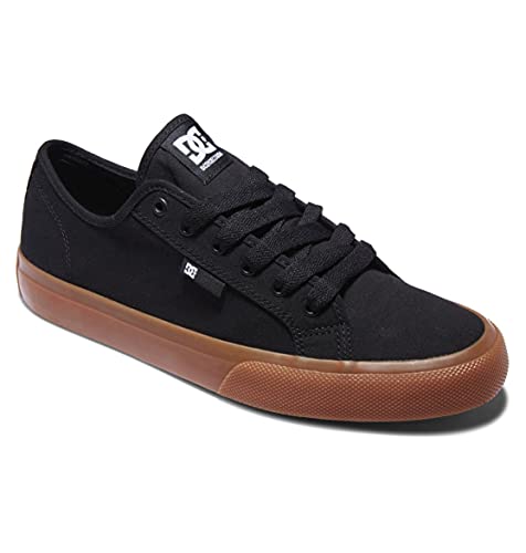 DC Shoes Herren DC Shoes Handbuch – für Herren-Sneaker, Schwarz/Gum, 44 EU