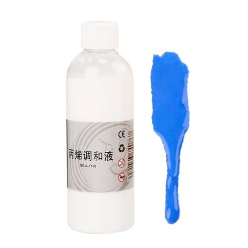 Trveqhk Acrylfarbenverdünner, 100 ml Acrylflüssigkeit Medium – Viskositätseinsteller, professionelle Additive für Präzisionsmodelle