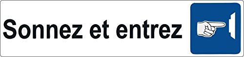 Akachafactory Aufkleber für Tür, Handel, Büro, Geschäft, Klingel