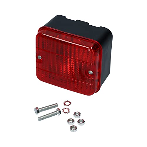 Carpoint Nebelschlußleuchte Anhänger | Nebelschlußleuchte rot 7x8cm