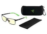 Gunnar Gaming- und Computerbrille - Kids - Razer FPS Mini (Alter 8-12), Onyx Acid Rahmen, Amber Linsen - Premium Blaulichtbrille - UV-Schutz,